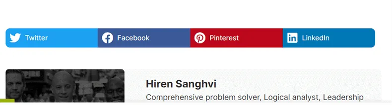 Add social sharing buttons