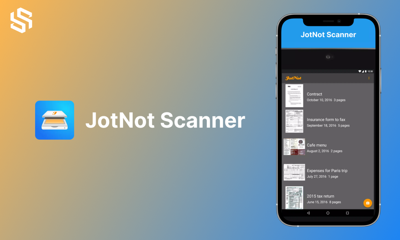 JotNot Scanner