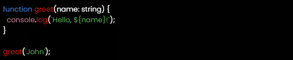 typescript code