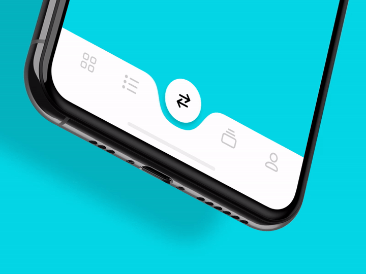 React Native Tab-bar Interaction