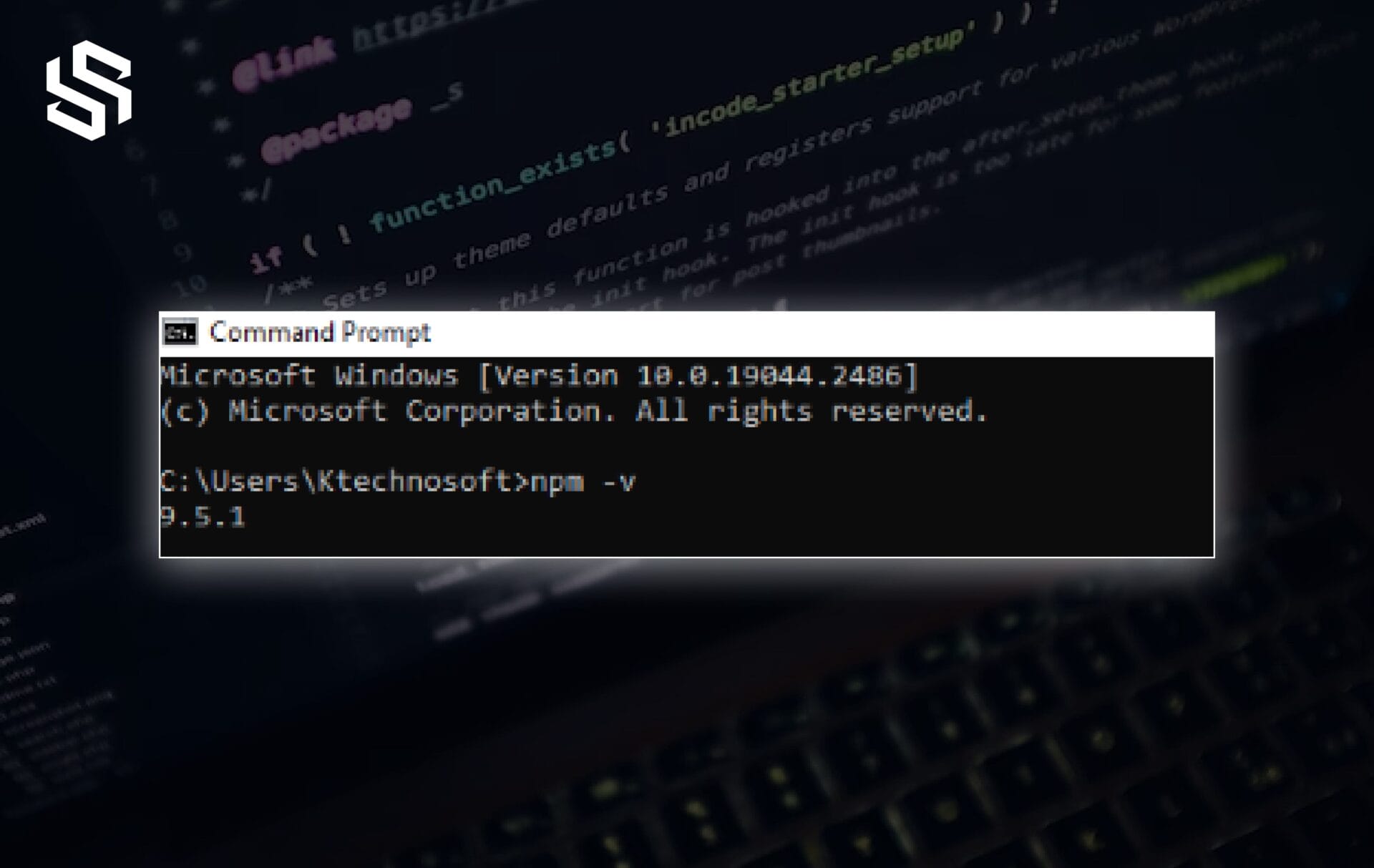 Command for NPM Version Check