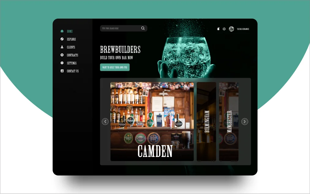 Bar Design Web App 1