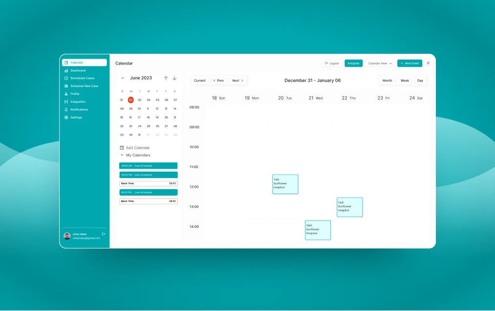 Surgical Schedule Management App 1