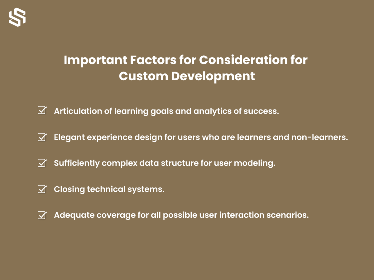 Important Factors for Consideration for Custom Development