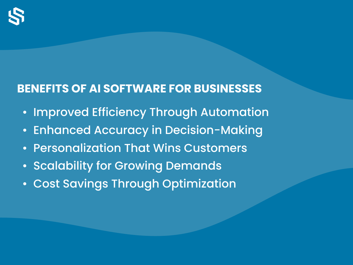 benefits of ai software for businesses