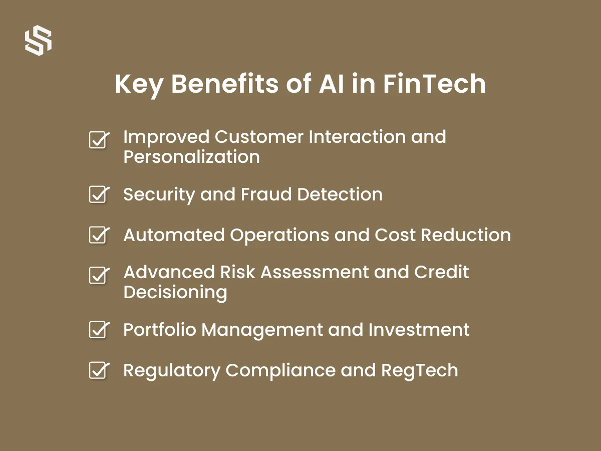 Key Benefits of AI in FinTech