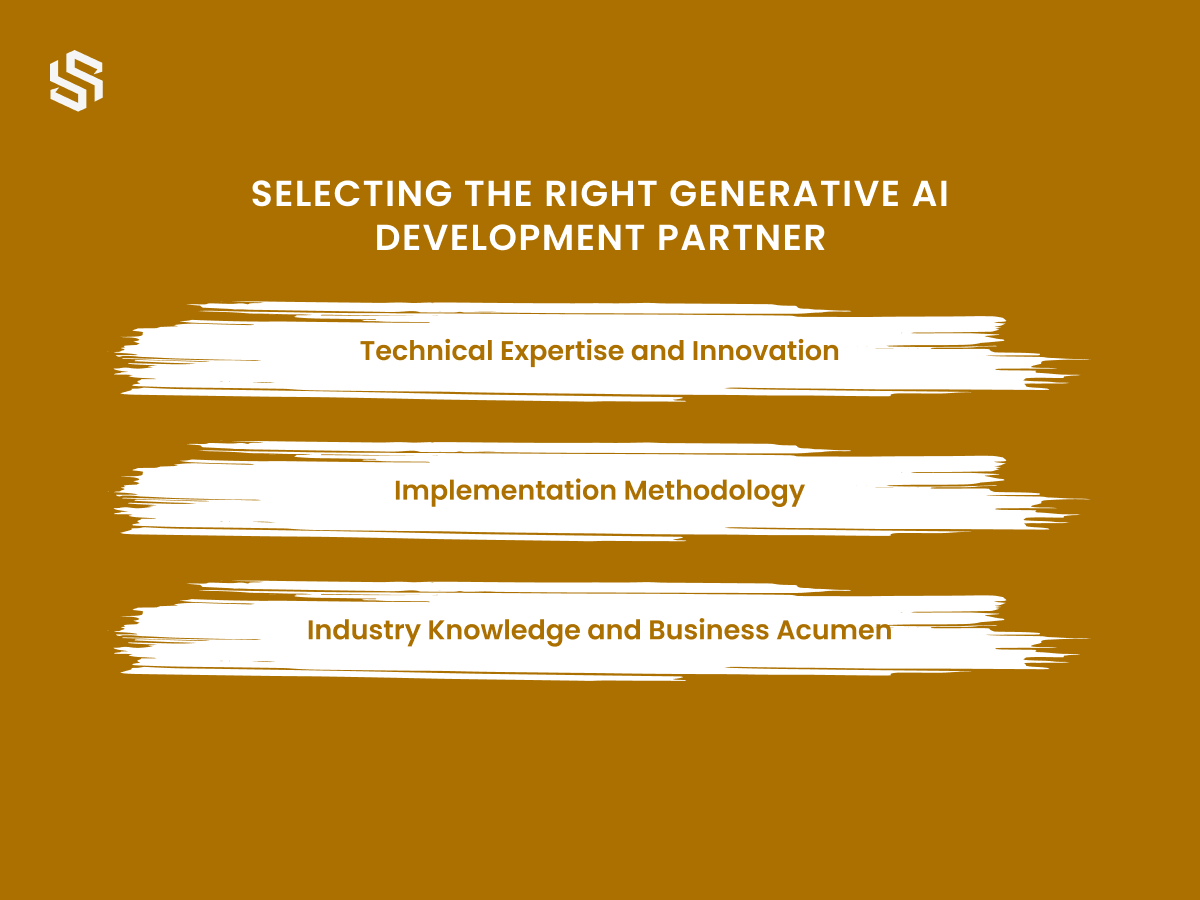 Selecting the Right Generative AI Development Partner